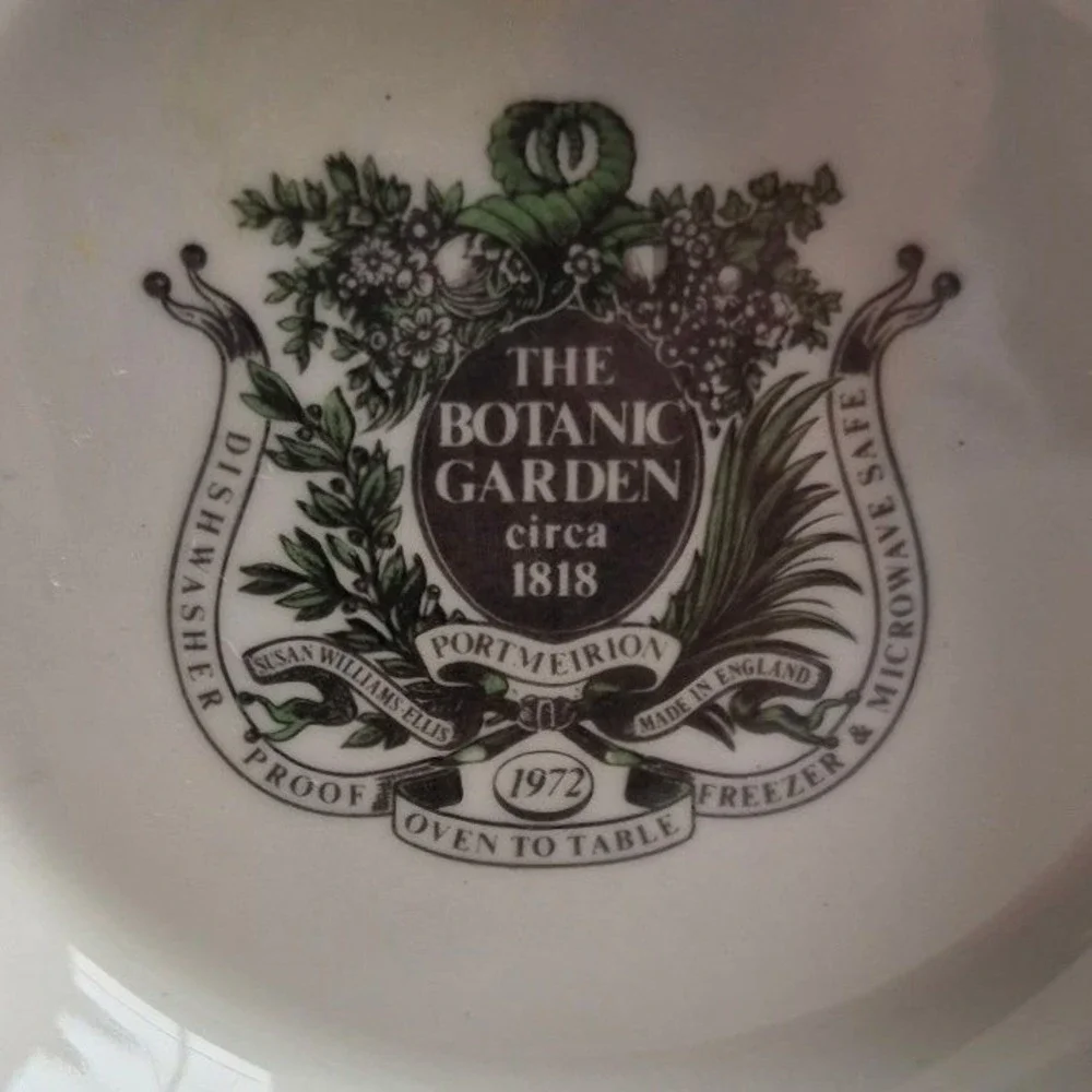 Portmeirion Botanic Garden Coffee Pot Shrubby Peony Floral White England